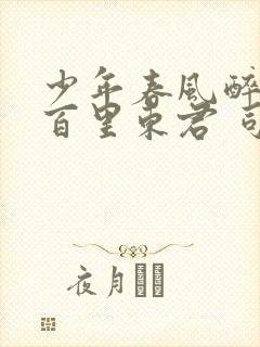 少年春风醉白马百里东君 司空长风全文阅读