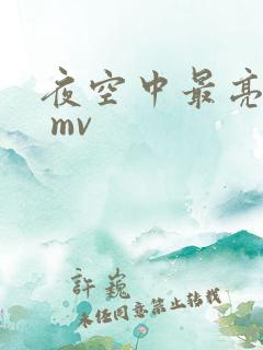 夜空中最亮的星 mv