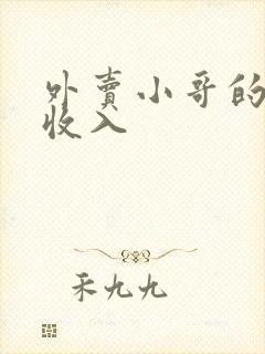 外卖小哥的真实收入