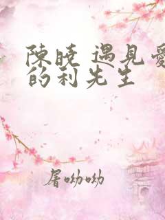 陈晓 遇见爱情的利先生