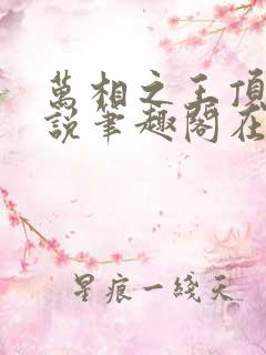 万相之王顶点小说笔趣阁在线阅读