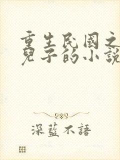 重生民国之军阀儿子的小说