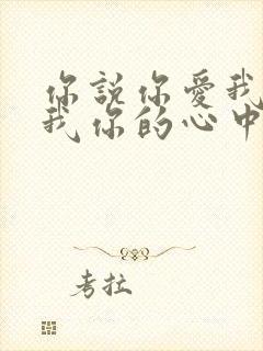 你说你爱我你想我你的心中却没有我