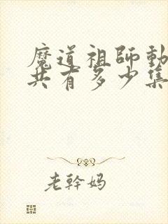 魔道祖师动漫一共有多少集