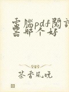 电脑pdf阅读器哪个好