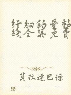 纤细的爱动漫在线全集免费观看