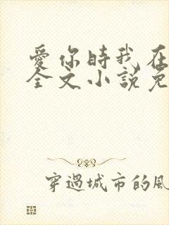 爱你时我在尘埃全文小说免费阅读全文