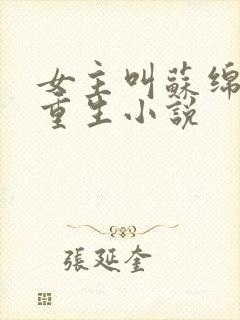 女主叫苏绵绵的重生小说