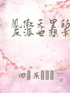 凤傲天里的黄毛反派也想幸福小说txt