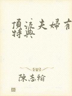 顶流夫妇有点甜特典