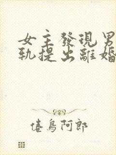 女主发现男主出轨提出离婚的小说