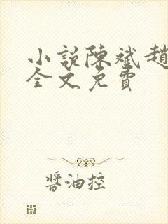 小说陈斌赵心媚全文免费