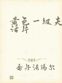 黄色一级夫妻生活片