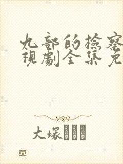 九部的检察官电视剧全集免费观看