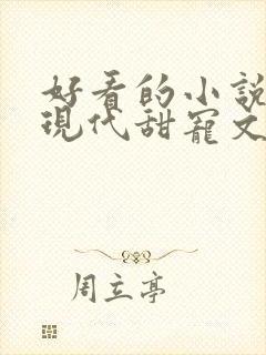 好看的小说言情现代甜宠文