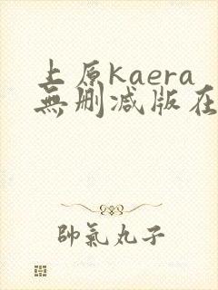 上原kaera无删减版在线播放