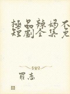 极品辣妈不好惹短剧全集免费