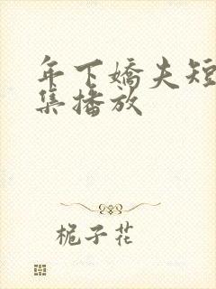 年下娇夫短剧全集播放