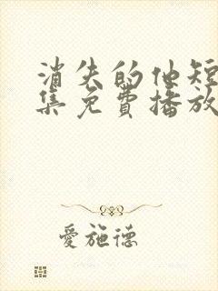 消失的他短剧全集免费播放