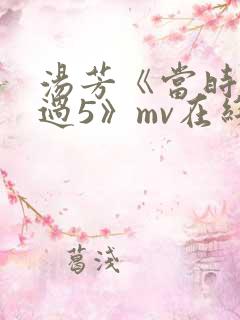 汤芳《当时光走过5》mv在线观看