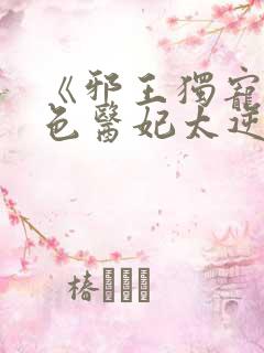 《邪王独宠:绝色医妃太逆天》