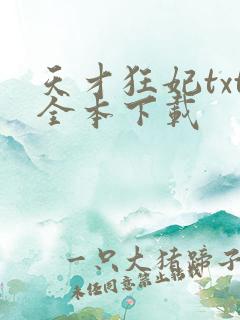 天才狂妃txt全本下载