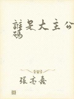 谁是大主公兑换码