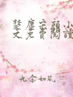 楚尘宋颜小说全文免费阅读完整版