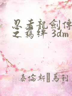 忍者龙剑传 怒之羁绊 3dm