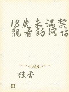 18岁未满禁止观看的网站