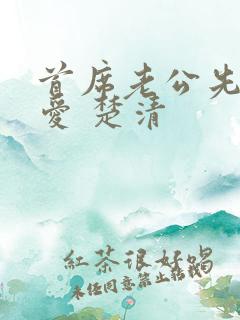 首席老公先婚厚爱 楚清