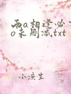 两a相逢必有一o未删减txt