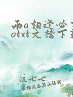 两a相逢必有一otxt文档下载