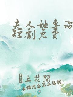 夫人她专治不服短剧免费