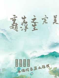 重生之完美未来赵浮生