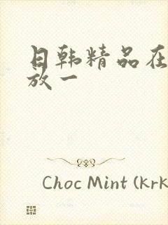 日韩精品在线播放一