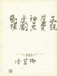 飞虎神鹰正版电视剧免费观看