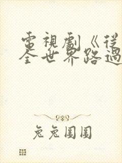 电视剧《从你的全世界路过》