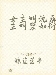 女主叫沈桑宁男主叫裴如衍的小说