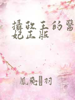 摄政王的医品狂妃正版