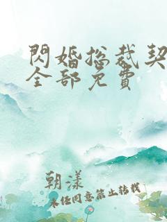 闪婚总裁契约妻全部免费