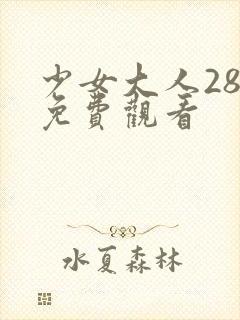 少女大人28集免费观看