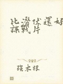 比潜伏还好看的谍战片