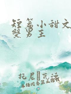 短篇小甜文小说双男主