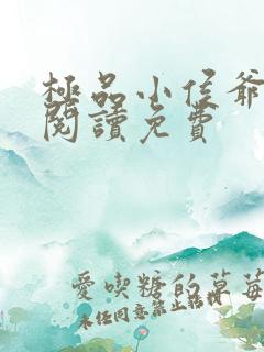 极品小侯爷全文阅读免费