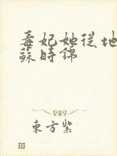 毒妃她从地狱来苏时锦