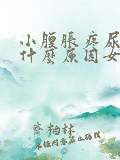 小腹胀疼尿频是什么原因女性