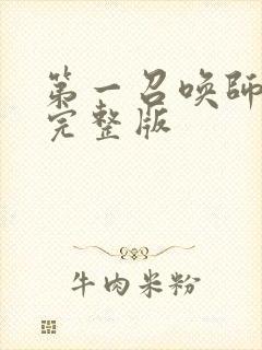 第一召唤师小说完整版