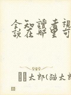 全知读者视角小说在哪里可以看