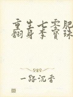 重生七零肥妻要翻身李宝珠